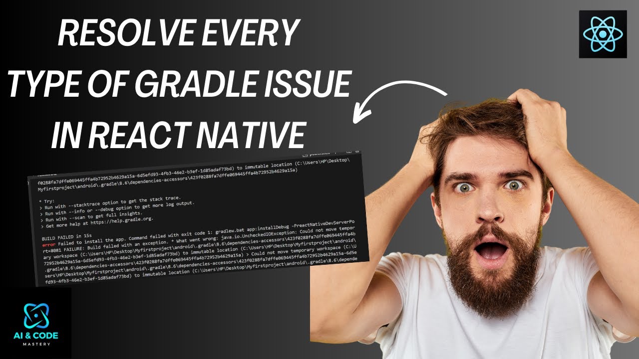 How to resolve Gradle Issues in React Native 100% working | React Native Gradle Issue | React