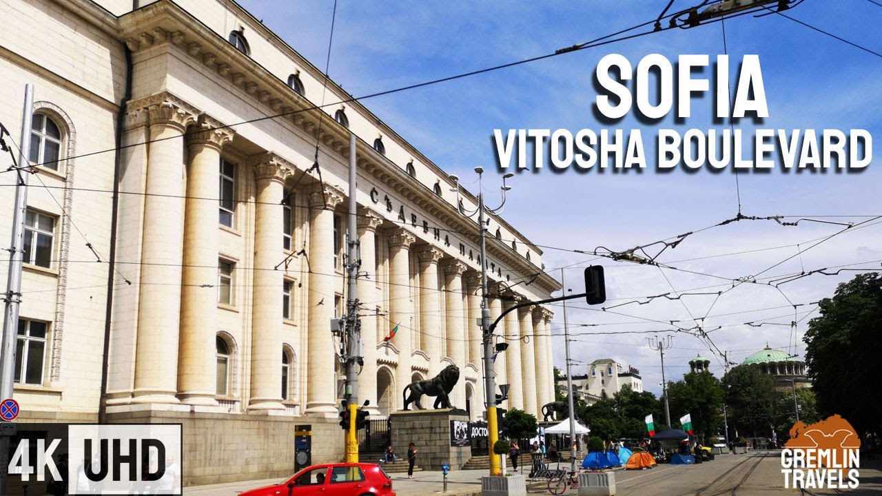 Sofia, Bulgaria 🇧🇬 - Vitosha Boulevard Walking Tour [4K]