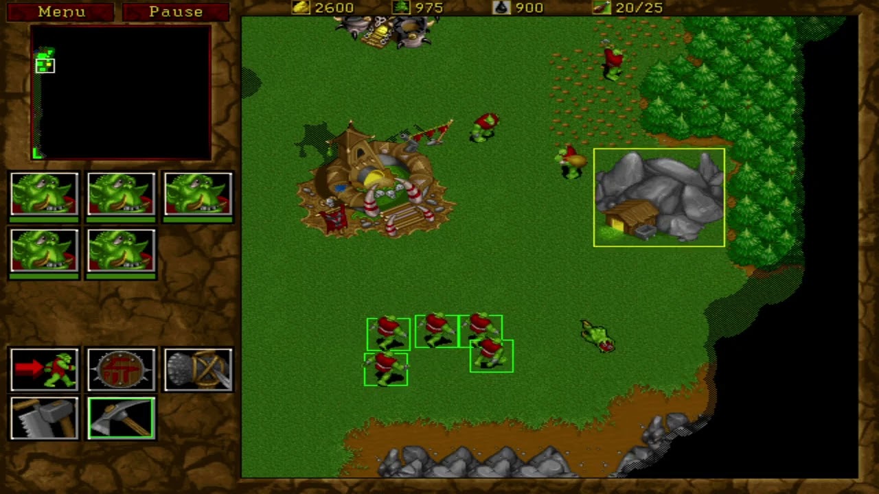 745. Warcraft II: Custom Scenario - Mods [Orc] (Labyrinth 2)