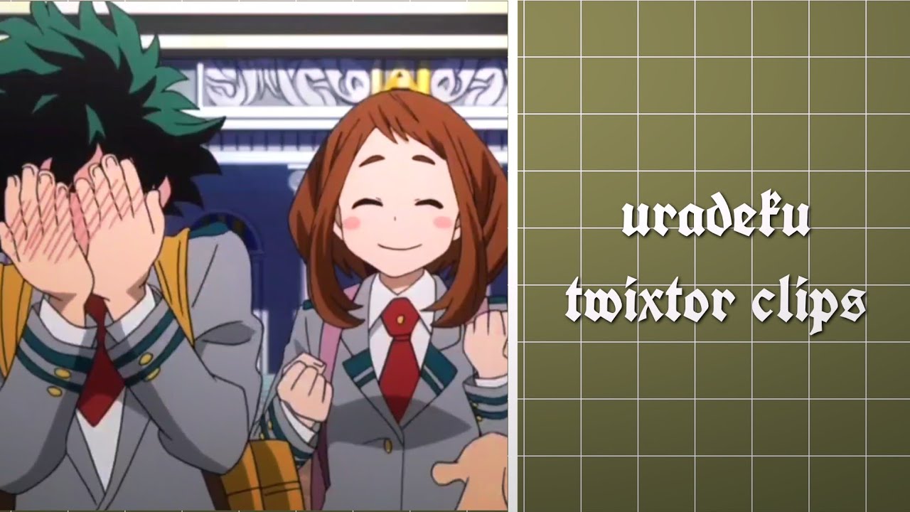 Uradeku twixtor/Uraraka and Deku twixtor clips part 1