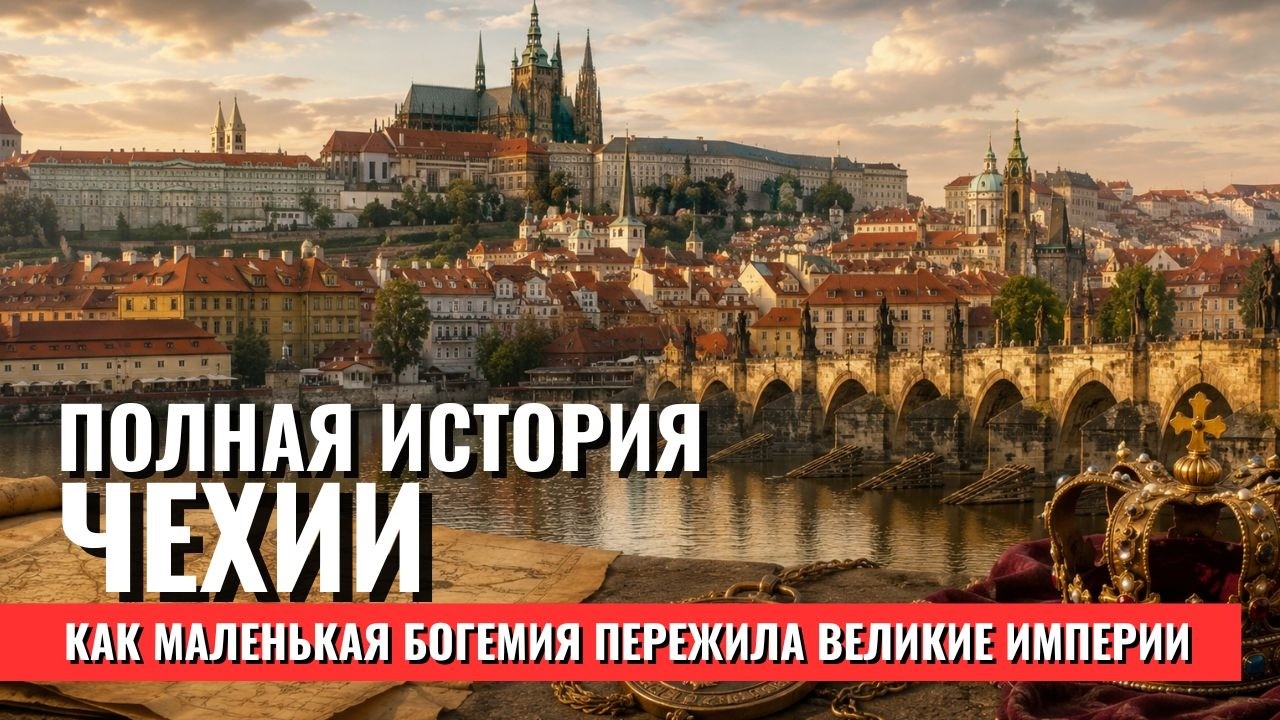 ЧЕХИЯ | 1500 Лет Истории за 100 Минут | ИСТОРИЯ ДЛЯ СНА