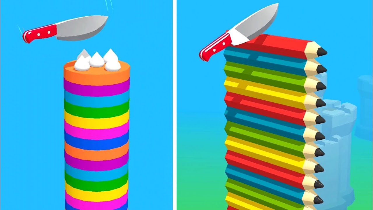 Slice It All Gameplay! Satisfying and Relaxing ASMR Slicing Video NEW UPDATE