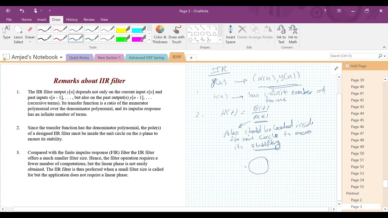 BME 390 | Infinite Impulse Response (IIR) | 1