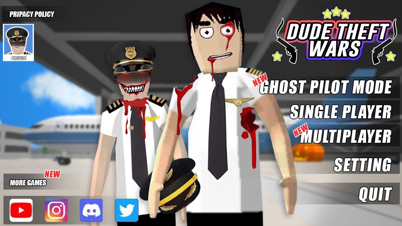 [ SECRET SCENE ] HANTU PILOT DI KOTA DUDE 👨‍✈️❗ ANIMASI DUDE THEFT WARS