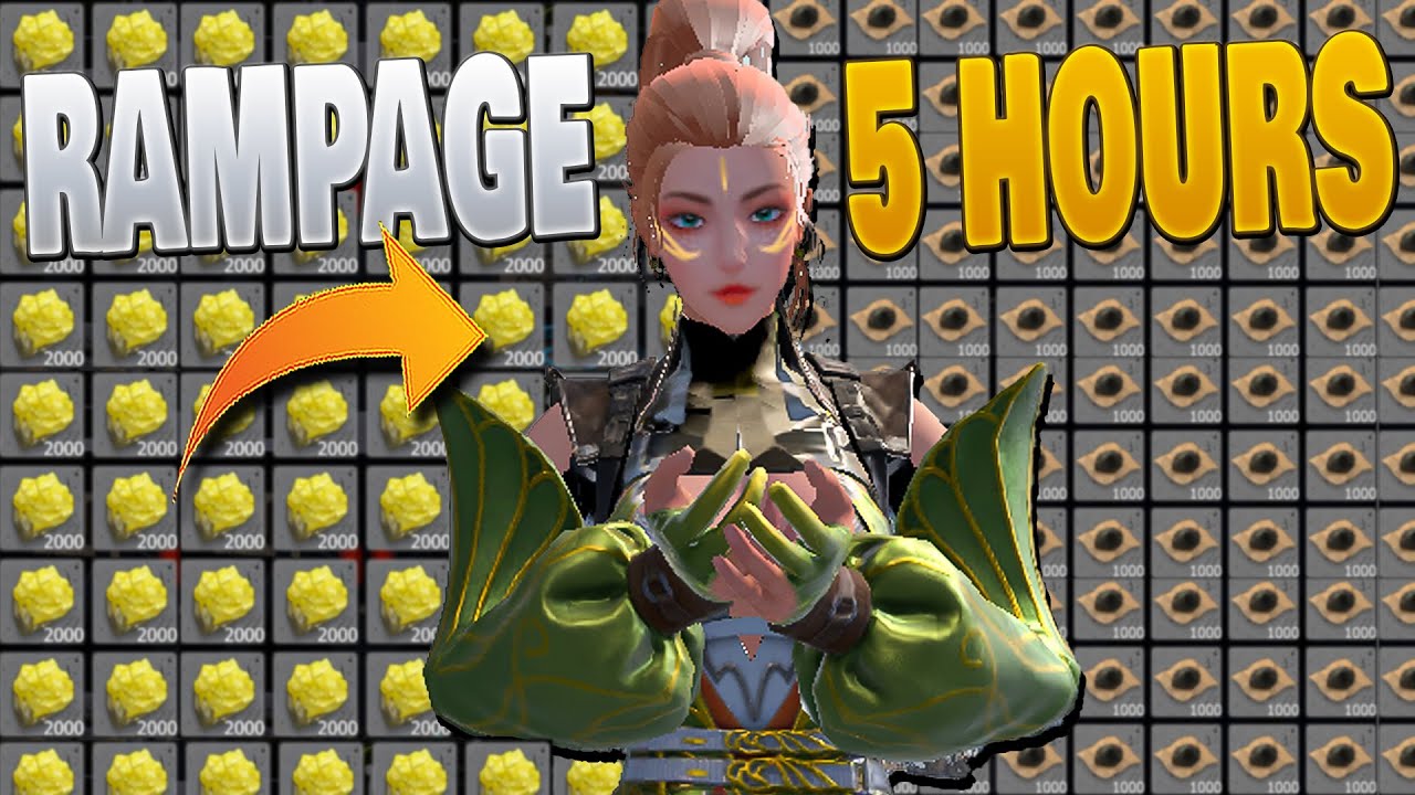 I JUMP A RAMPAGE SERVER AND FARMED FOR 5 HOURS TO RAID THE BADGE BASE LAST ISLAND OF SURVIVAL