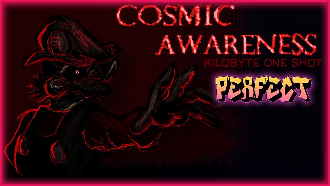 Cosmic Awareness | KiloByte One Shot (Awesome Mario Mod!) - FNF Mod - Perfect Combo Showcase [HARD]