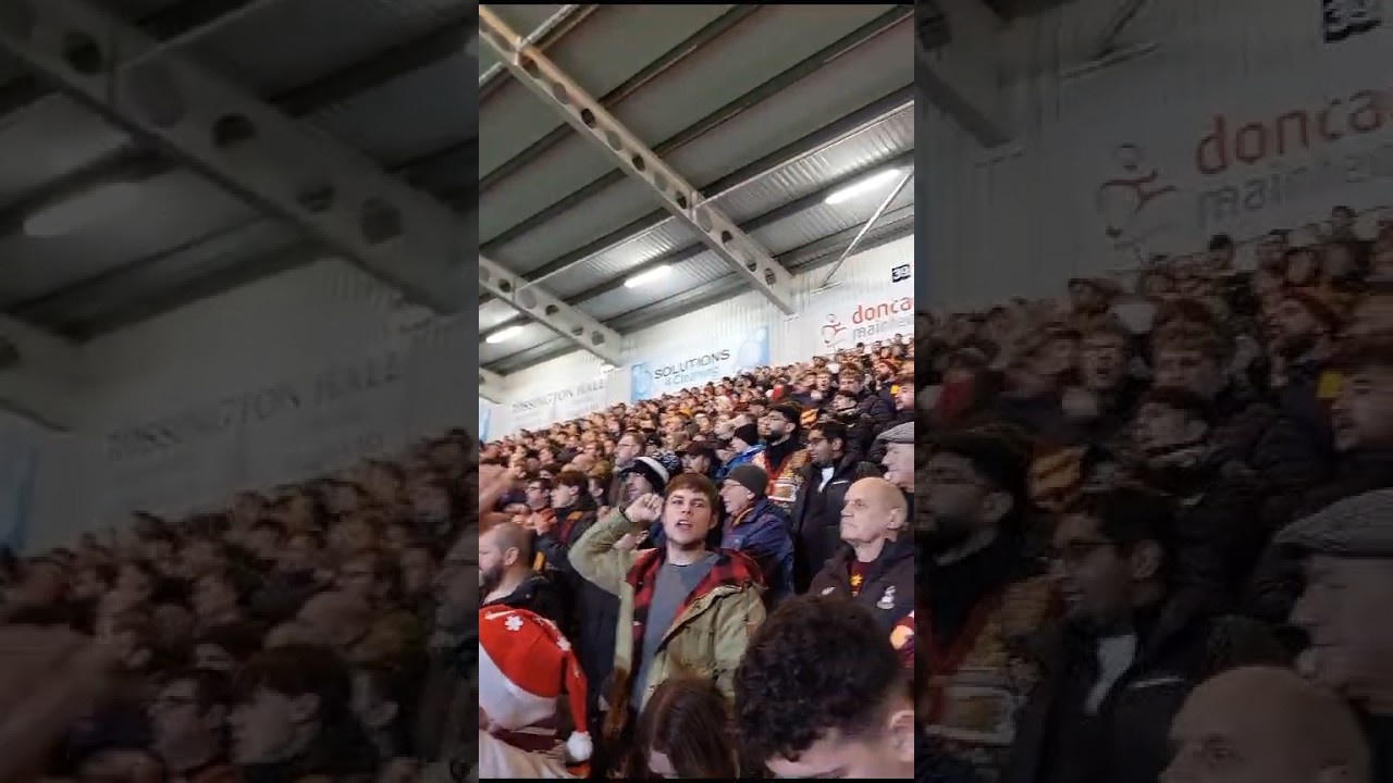 &ldquo;WATCHING BRADFORD CITY, PUTTING ON A SHOW&rdquo; - Bradford City Fans At Doncaster Rovers