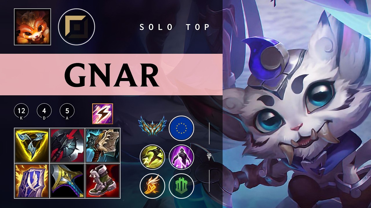 Gnar Top vs Riven - EUW Challenger Patch 26.05