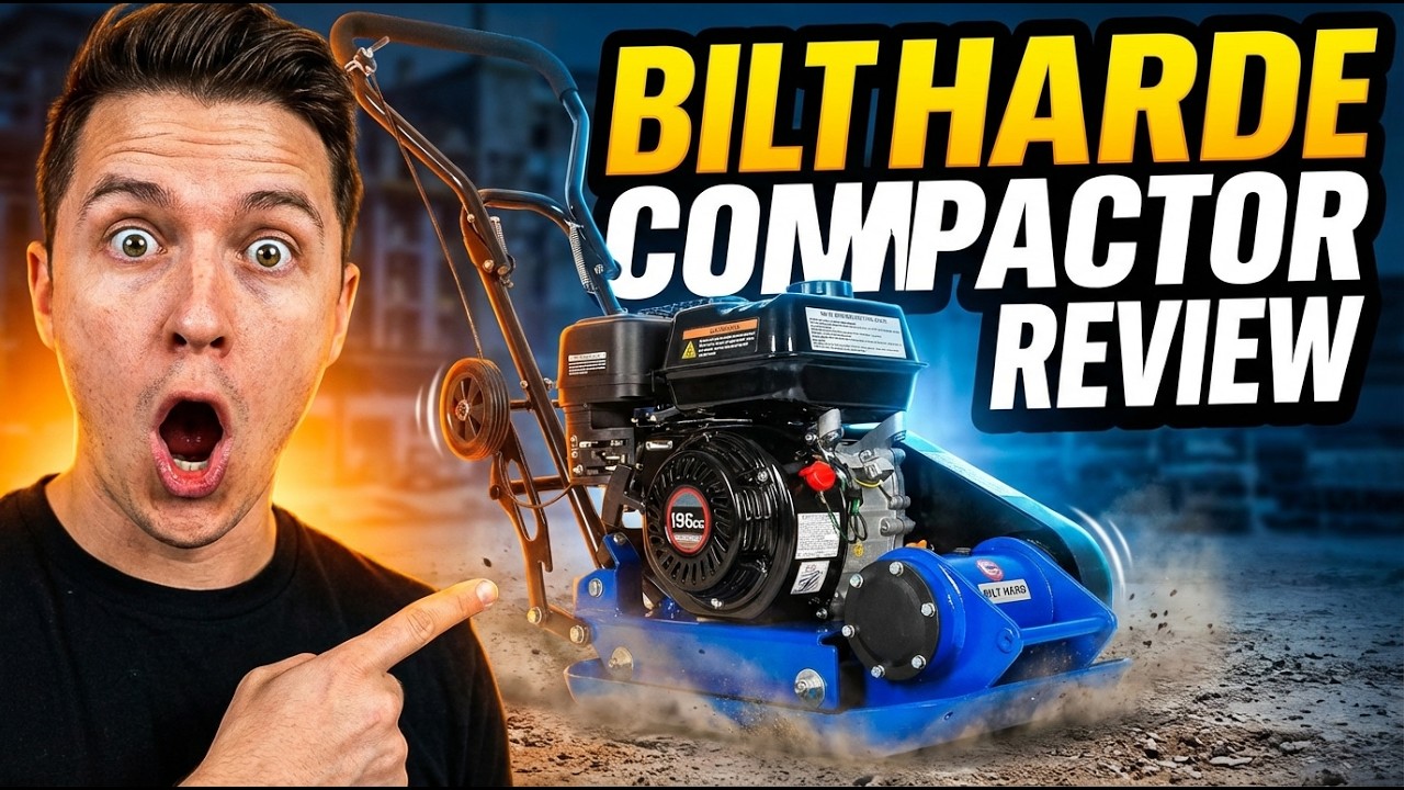 BILT HARD Plate Compactor Review | 5 Things to Do Before You Pull The Cord