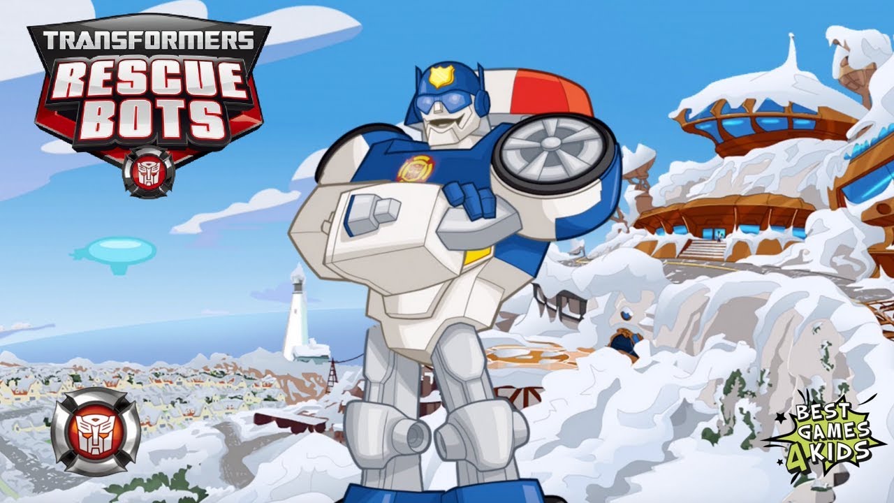 Transformers Rescue Bots: Hero Adventures | CHASE (Police-Bot) Avalanches Mission By Budge Studios