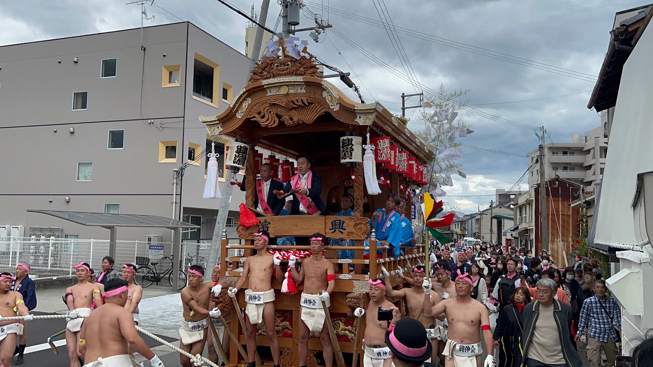 2023.10.21 魚吹八幡神社秋祭り　興濱　壇尻巡行　兵庫県姫路市