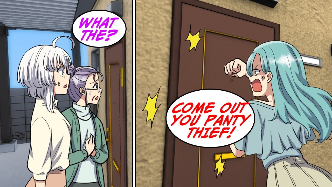 Move-in day, neighbor yells “Give back my underwear!” In a women-only apartment... [Manga Dub]