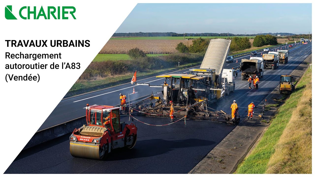 CHARIER sur l'A83 en Vend&eacute;e : rechargement autoroutier