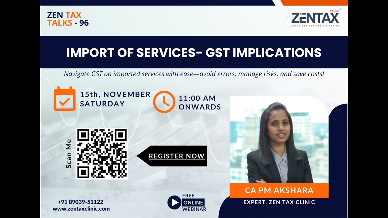 Import of services- GST Implications