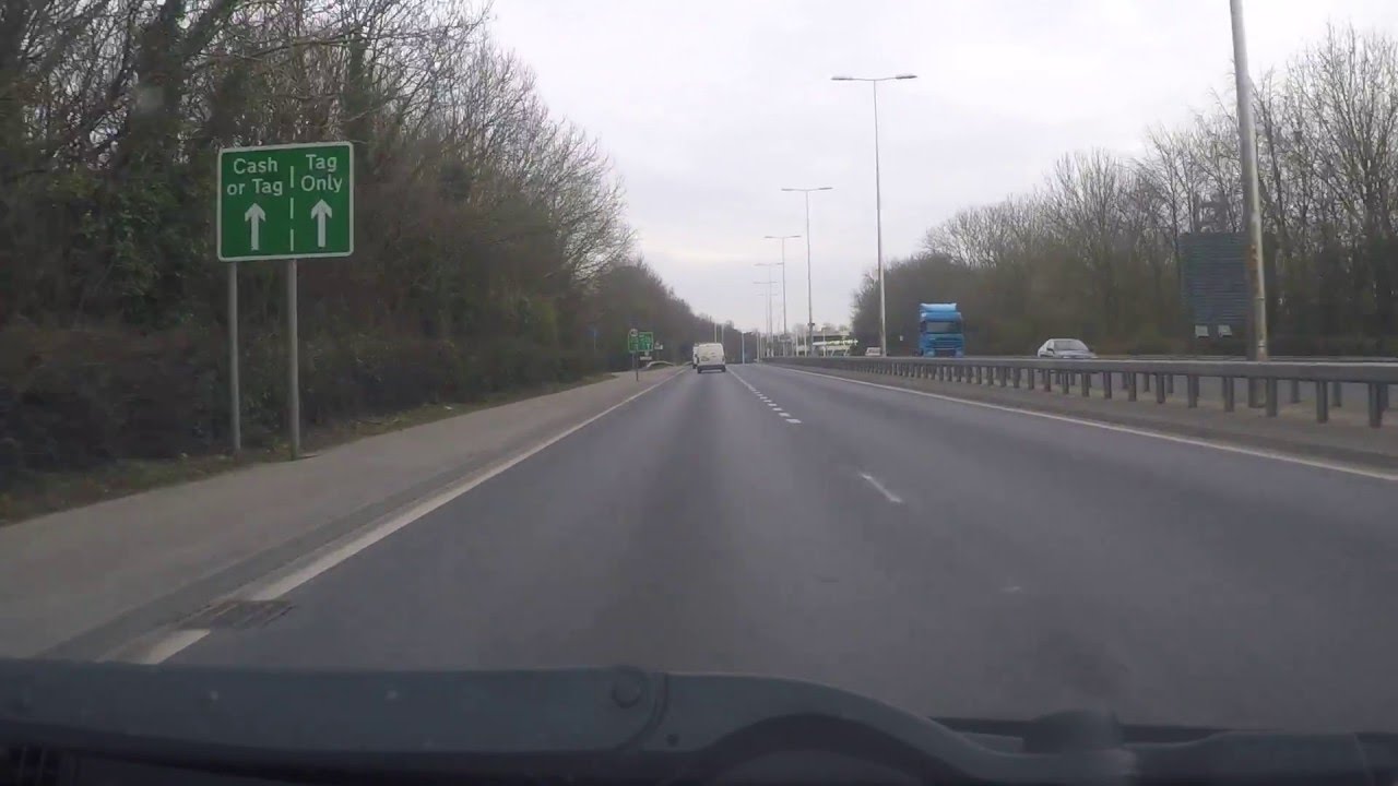 UK Motorways - A15 Humber bridge southbound