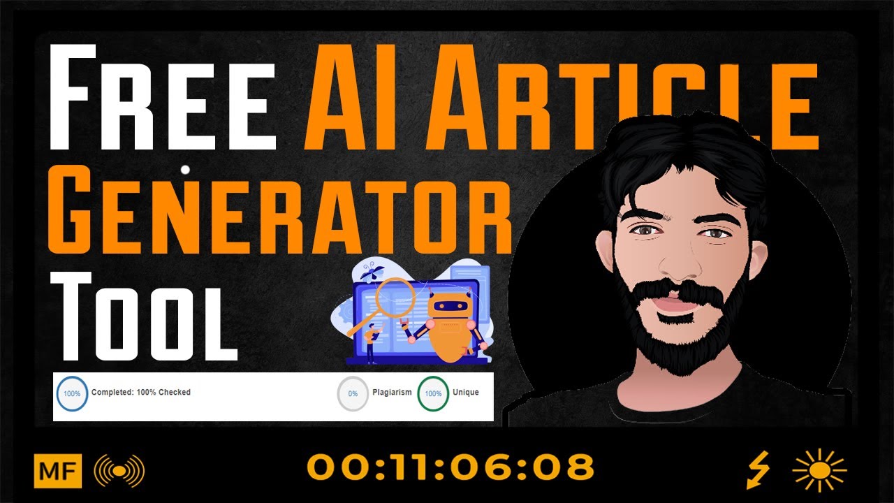 AI Article Generator Tool || Write Quality Articles and Blog Posts Free