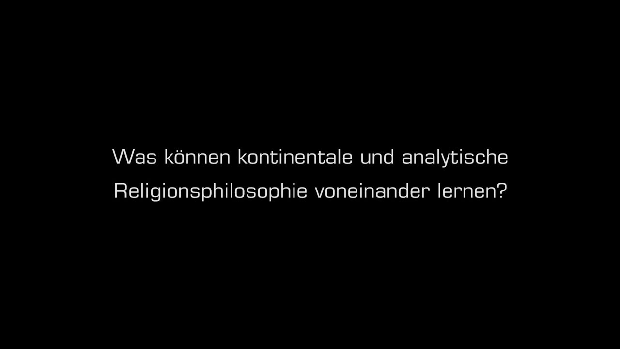 R. Siebenrock - Was können kontinentale und analytische Religionsphilosophie voneinander lernen?