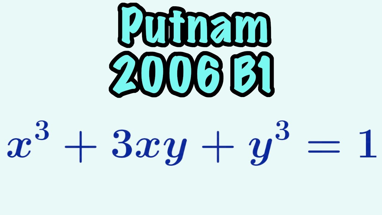 Putnam Exam 2006 B1