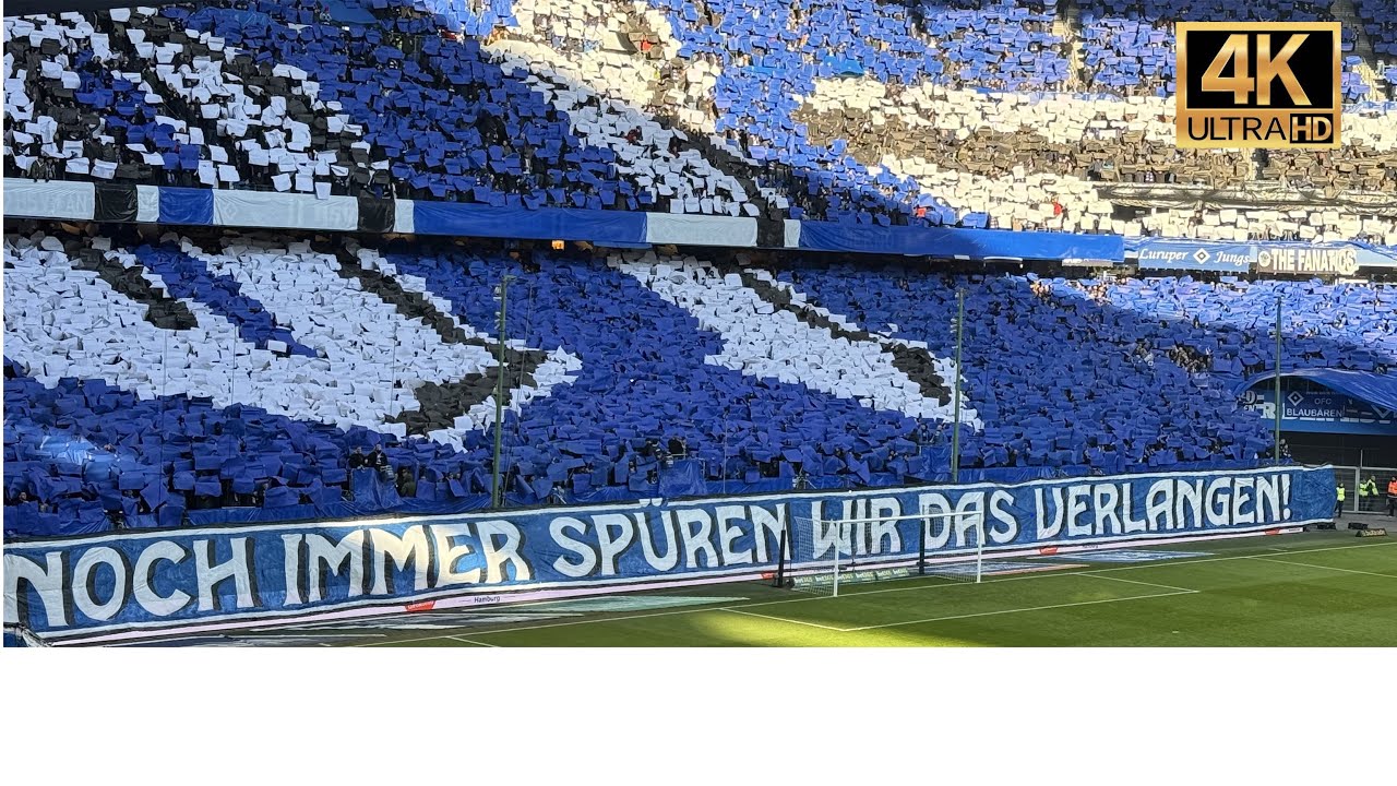 HSV - Union Berlin 3:2 Heimsieg Choreo Tore Fans 1887 Highlights 4K UHD