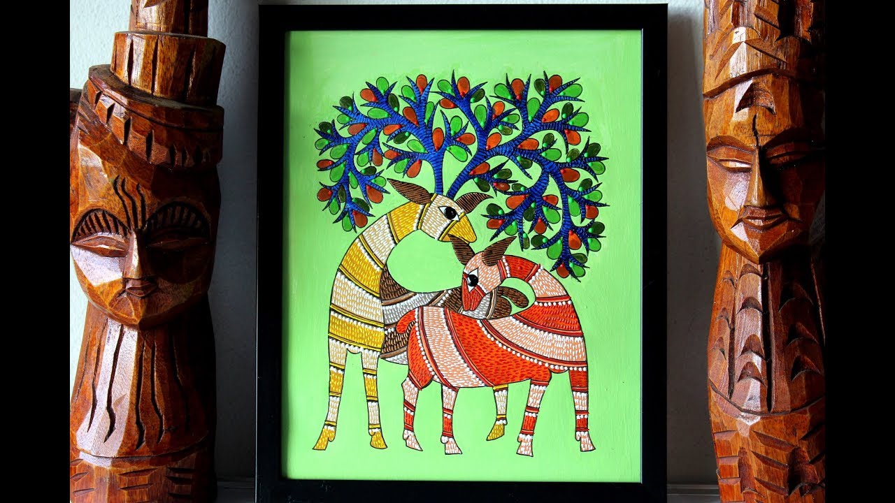 GOND PAINTING/ INDIAN TRIBAL ART
