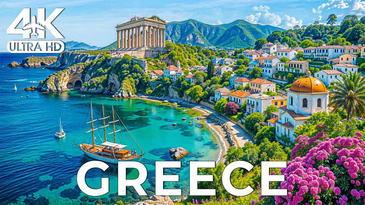 Greece 4K | Discover Mythical Ruins, Island Bliss & Timeless Beauty in the Land of the Gods