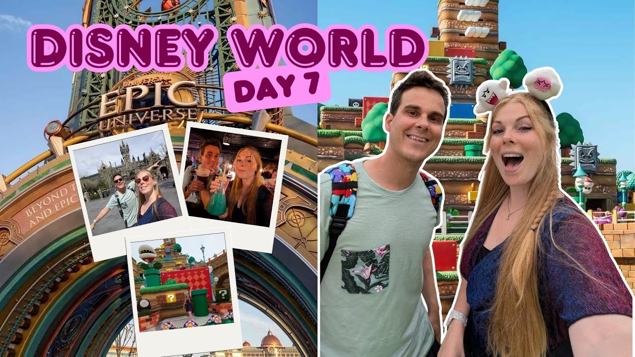 Disney World Vlog Day 7: EPIC UNIVERSE! Monsters, Mario and so much More ✨🏰