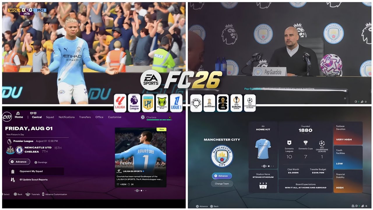 FIFA 16 MOD FC 26 Android Mobile Offline Career Mode PS5 MOD [Apk+obb+data] Лучшая графика