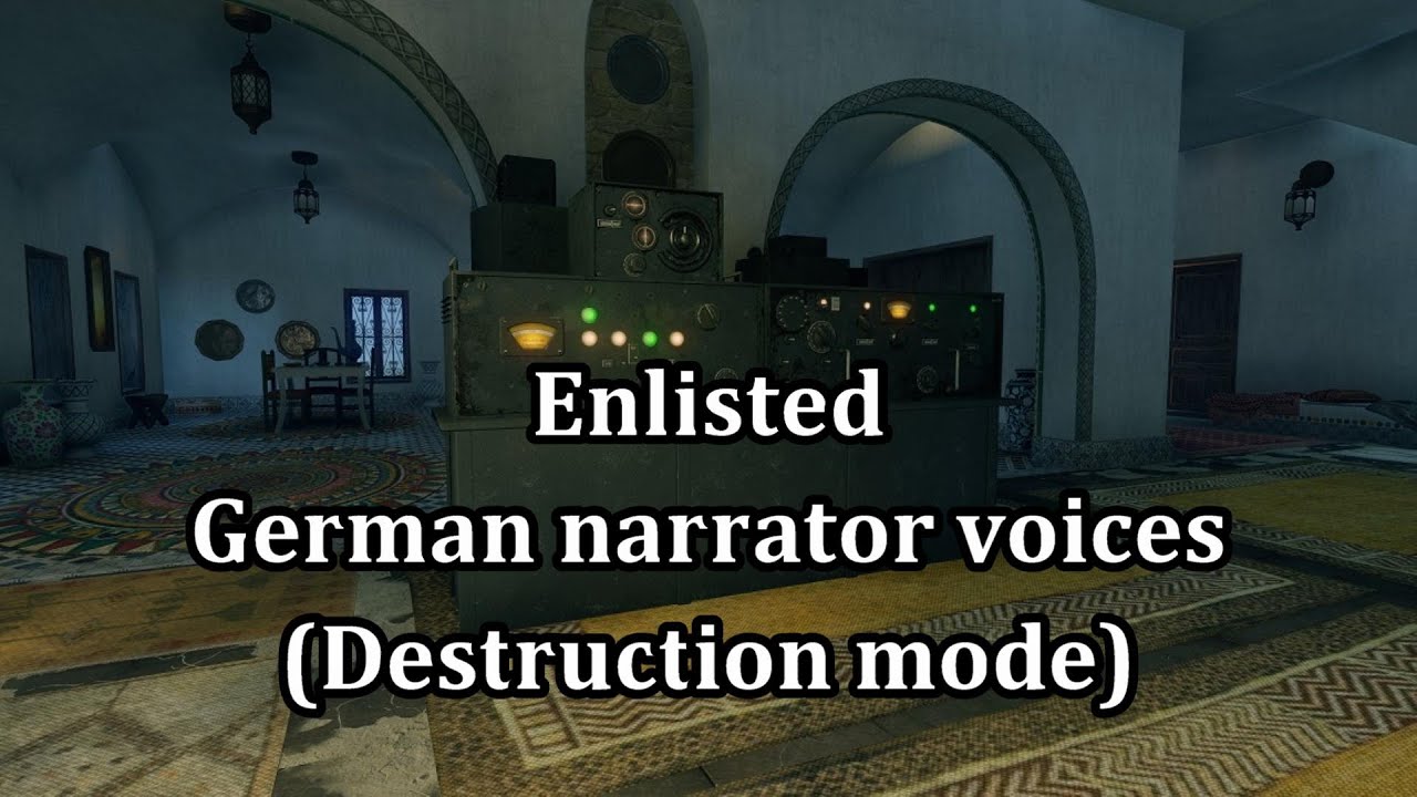 【Game】Enlisted - German narrator voices translated Part 3 (Destruction mode)