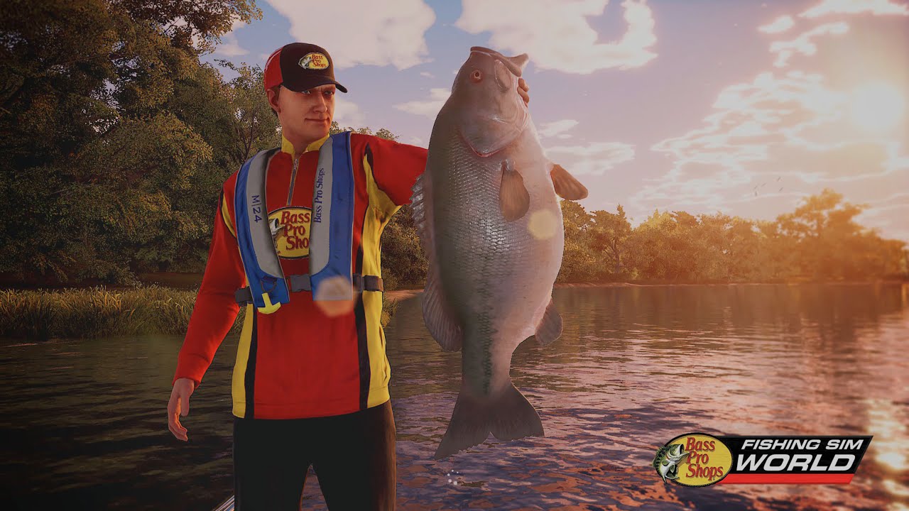 Fishing Sim World: Bass Pro Shops Edition PS4 Gameplay Captured on PS5.