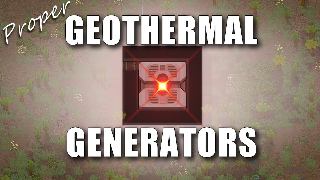 Two Minute Tutorials - Proper Geothermal Generators | Rimworld