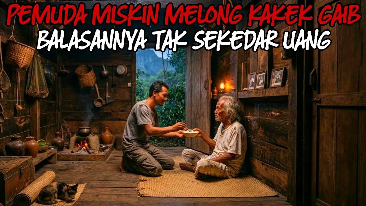 PEMUDA MISKIN MENOLONG DAN MERAWAT KAKEK GAIB DAPAT BALASAN TAK SEKEDAR UANG TERNYATA TETUA BUNIAN