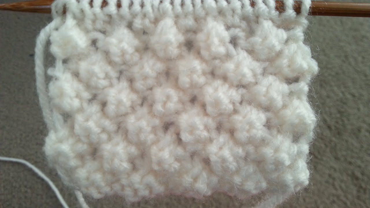 Trinity Stitch (Seed Stitch) | Knitted Patterns