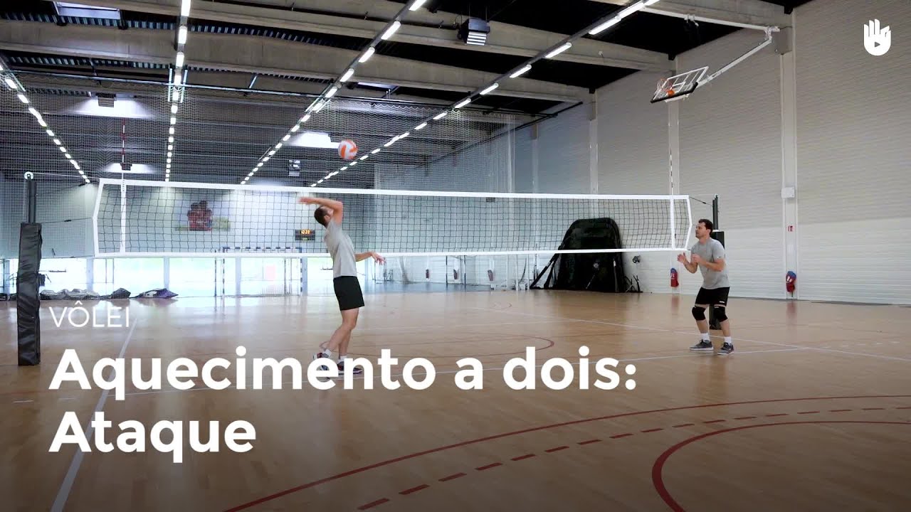 Aquecimento a dois: ataque | Vôlei