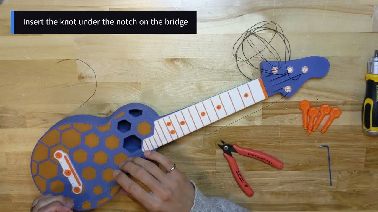 3D Printed Ukulele Assembly Instructions