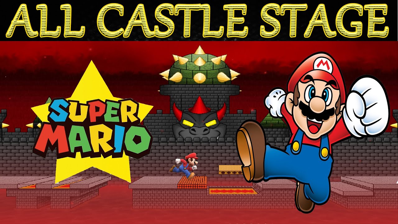 Super Mario Bros - All Dragon Castle (все замки)