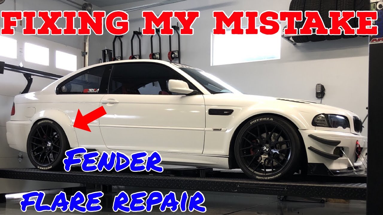 How to properly install rear fender flares on a BMW E46 330ci coupe. 330ci M3 rear fender conversion