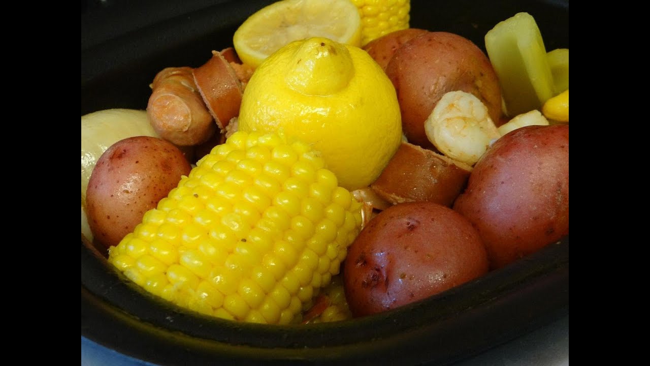 Low Country Boil in crockpot