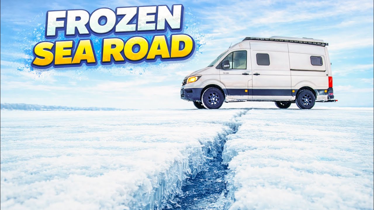 I Drove My 4x4 Campervan on the Frozen Baltic Sea