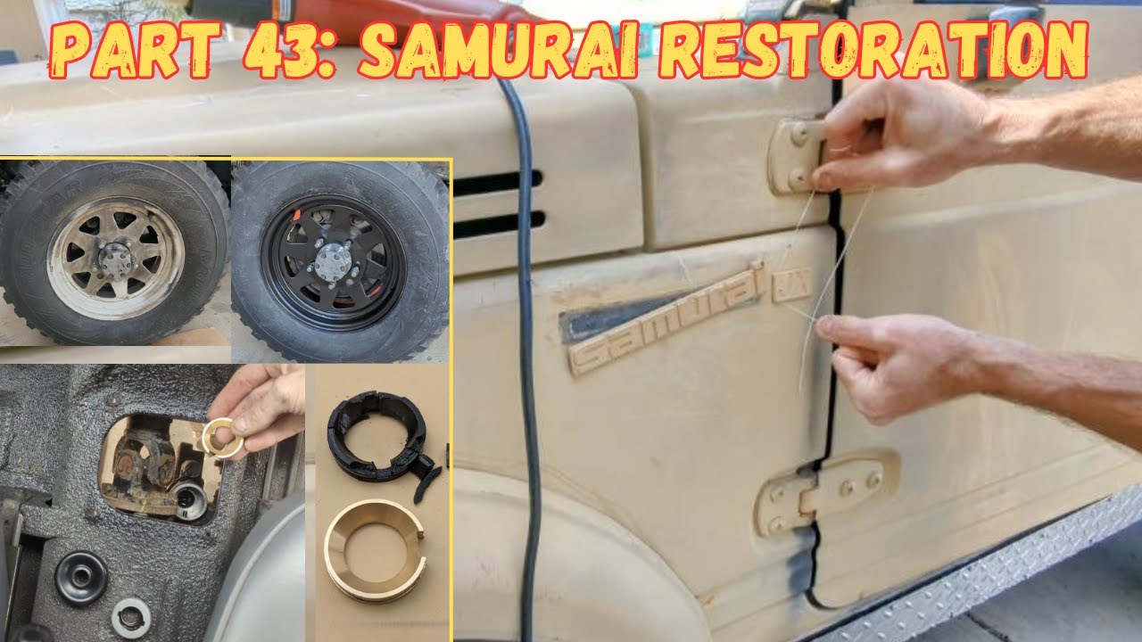 Part 43 Suzuki Samurai Replace Transfer Case Shifter Sheet, Plasti Dip, Remove Emblems