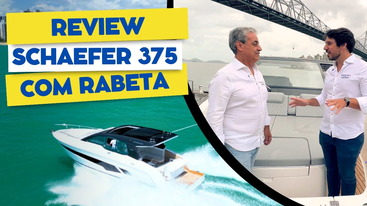 REVIEW DA PRIMEIRA SCHAEFER 375 COM MOTOR DE CENTRO RABETA!