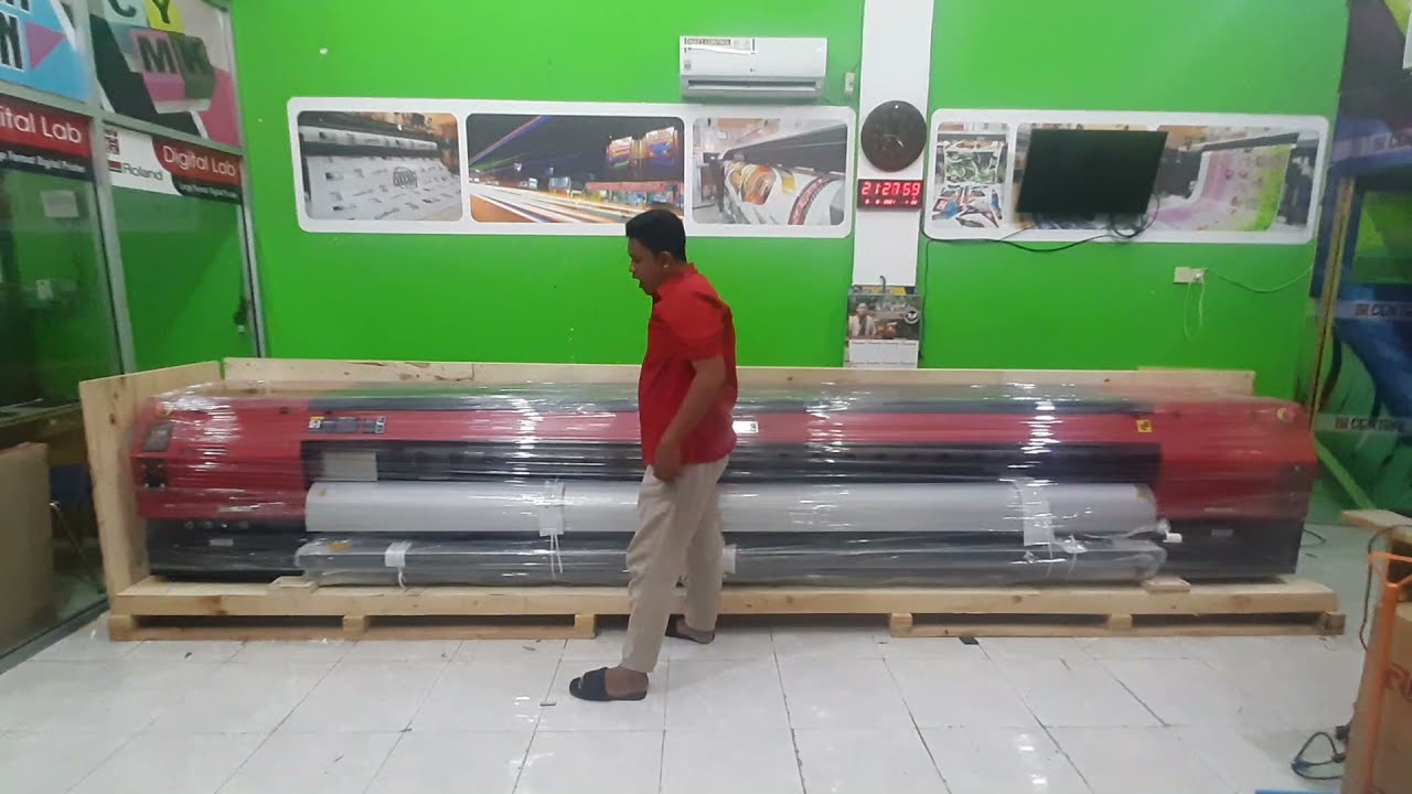 FULL INSTALLATION SOLVENT PRINTER | RYKER Y4 KM 512i | PHOTOPRINT 19 CLOUD EDITION