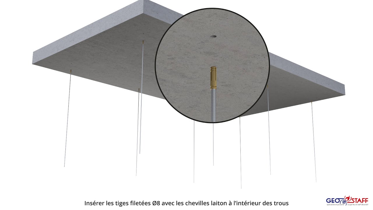 Conduit coupe-feu horizontal Grande section - Conduit de ventilation Geostaff