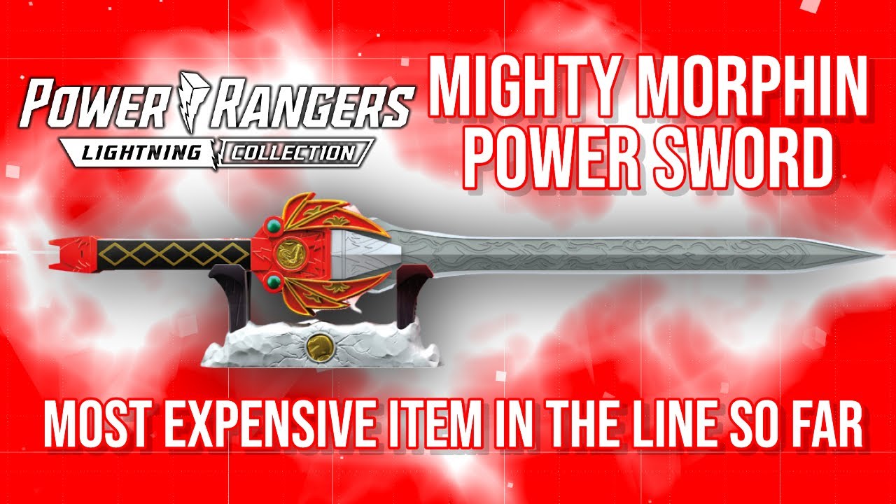 REVIEW: Power Rangers Lightning Collection Mighty Morphin Power Sword! Red Ranger Role Play Item!