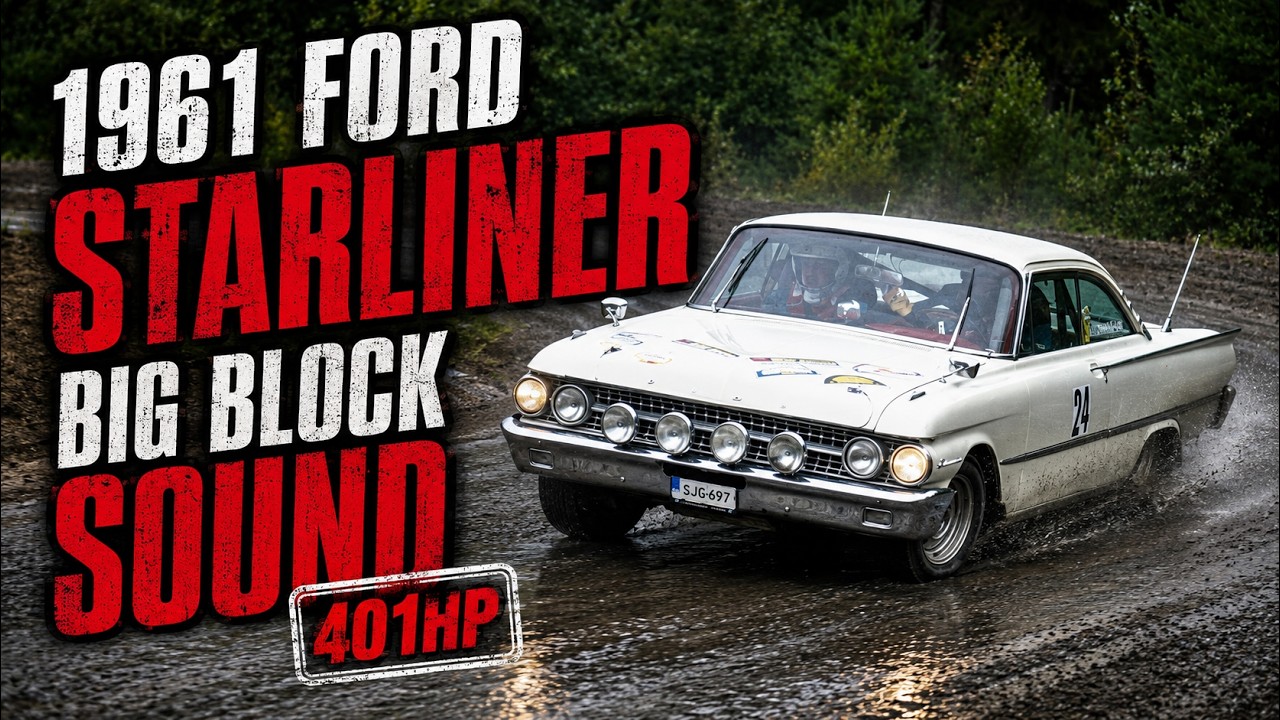 1961 Ford Starliner BIG BLOCK Sounds Absolutely INSANE! (401HP Raw Audio) | Car ASMR