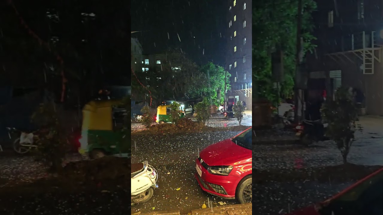 Hailstorm in Bangalore; 17 March 2026 #bangalore #bangaloreweather #bangalorenews #bangalorevlogs