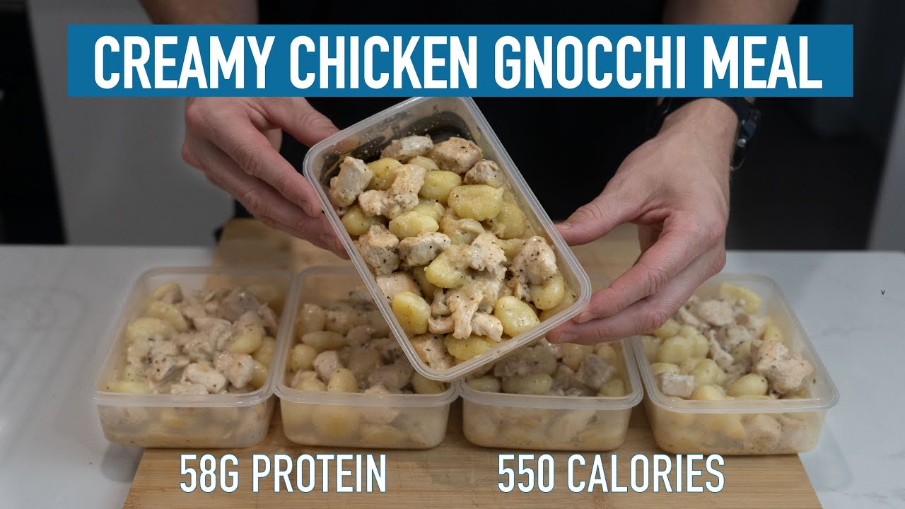Easiest Creamy Chicken Gnocchi | Meal Prep