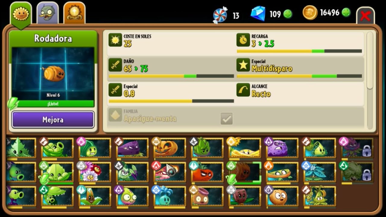 PVZ 2  [Original][Desbloqueando Nivel 7 Rodadora]