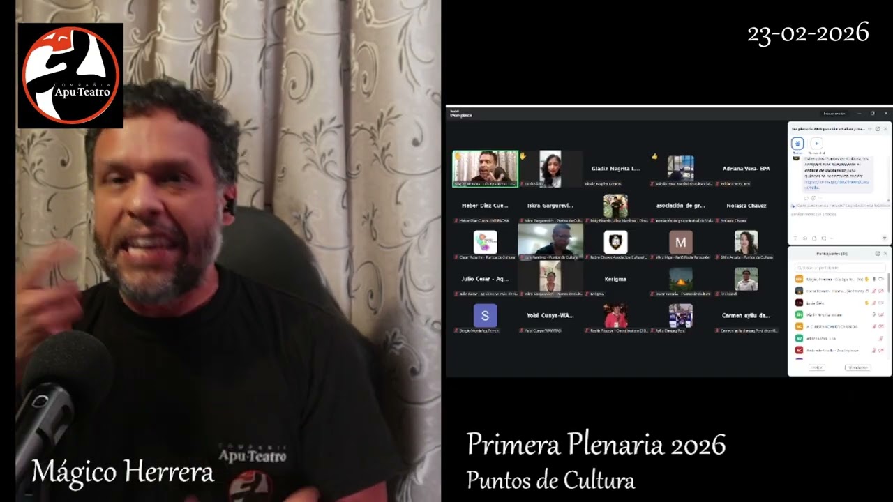 Plenaria de Puntos de Cultura 23/02/2026.