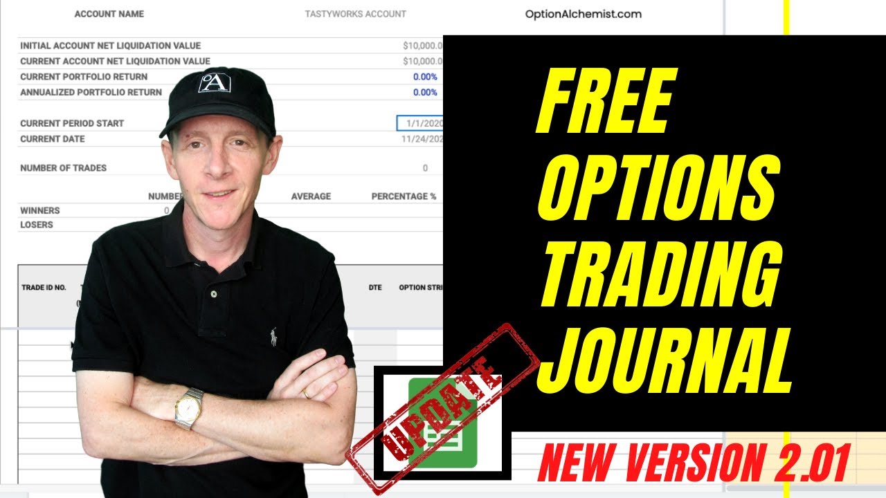 Free Options Trading Journal | Google Sheets Download [2021] ***UPDATED***