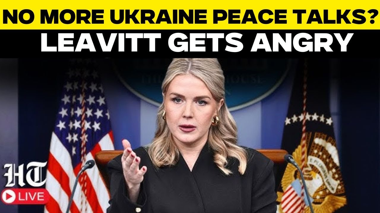 Karoline Leavitt LIVE: Trump ‘Extremely Frustrated’ With Russia-Ukraine War | White House LIVE